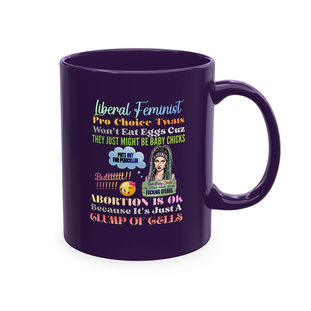 Pro-Choice Feminist Ceramic Mug — "Abortion Is OK" Statement Mug