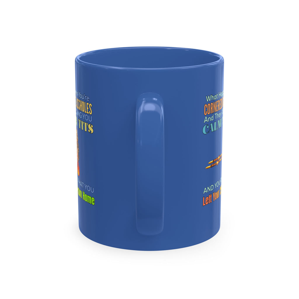 Ceramic Mug — Funny 'Protect Your 357 Magnum' Gun Lover Coffee Mug
