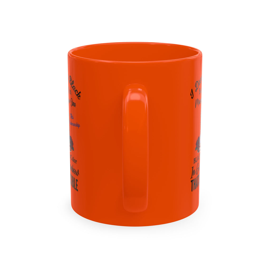 Mourning Mom Ceramic Mug — "I Dress In Black" Sympathy Memorial Coffee Cup