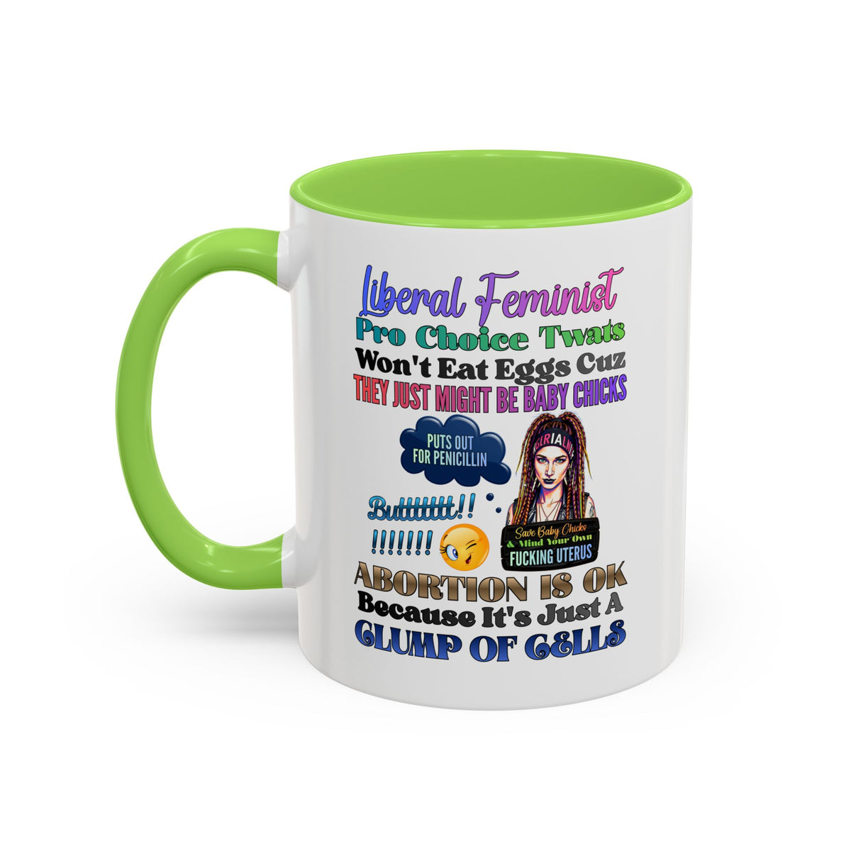 Liberal Feminist Pro-Choice Graphic Mug (11oz/15oz)