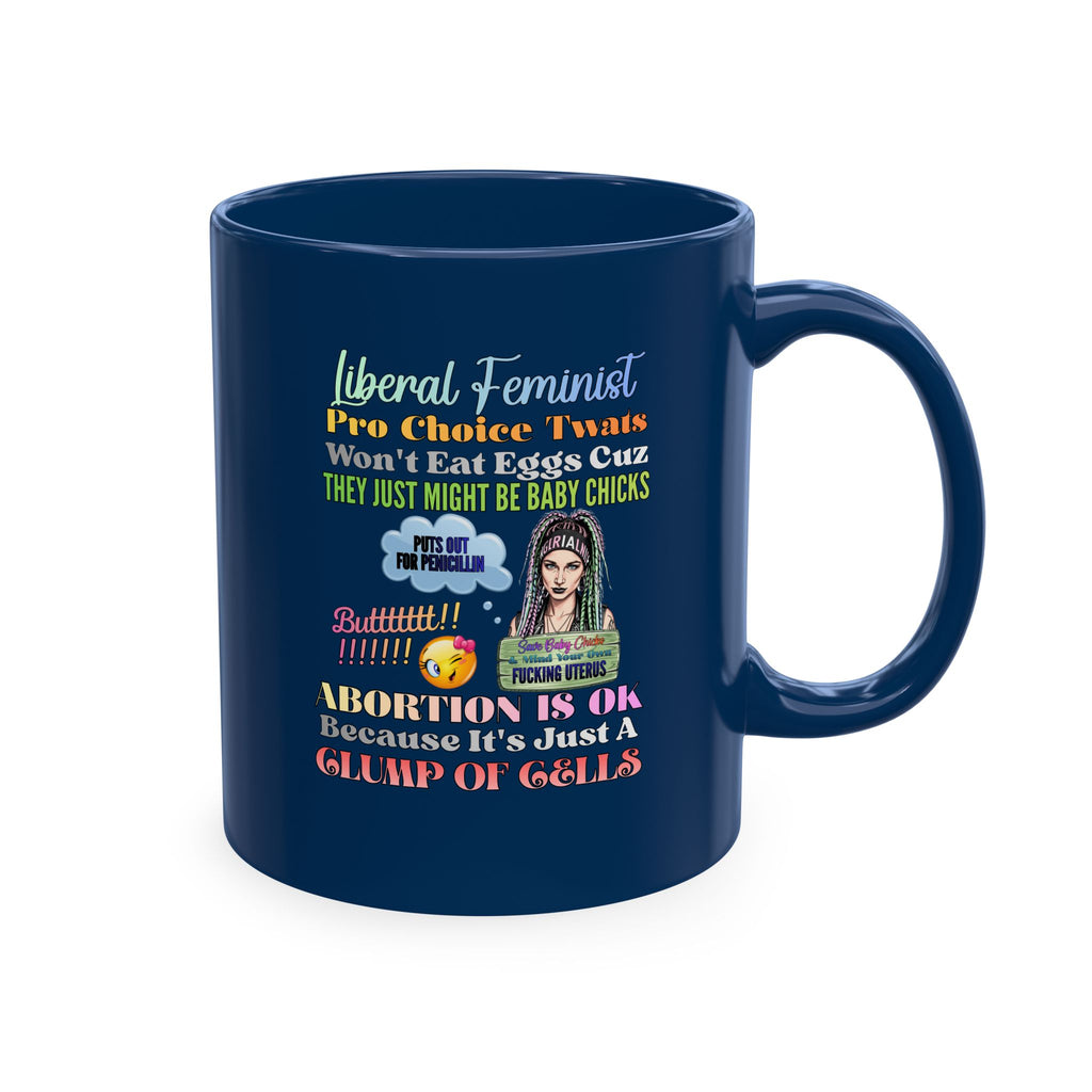 Pro-Choice Feminist Ceramic Mug — "Abortion Is OK" Statement Mug