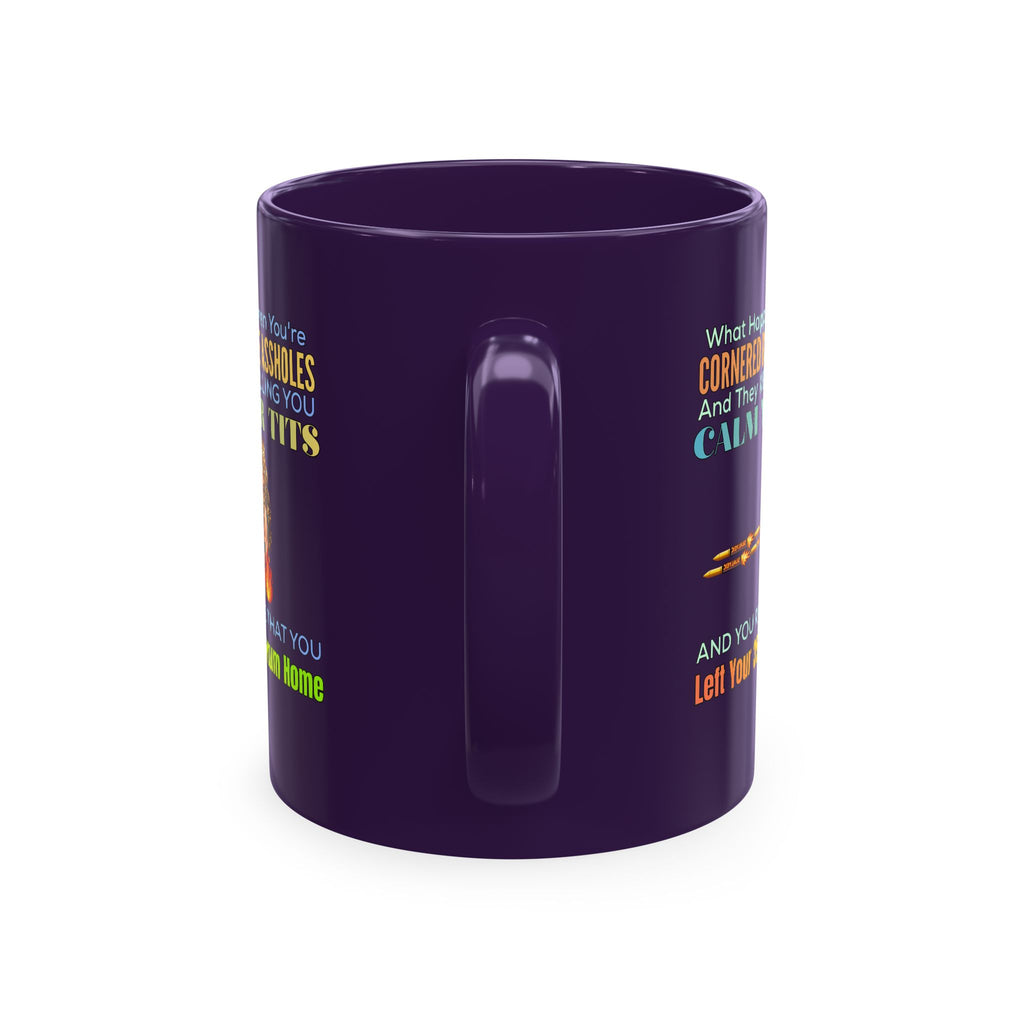 Ceramic Mug — Funny 'Protect Your 357 Magnum' Gun Lover Coffee Mug