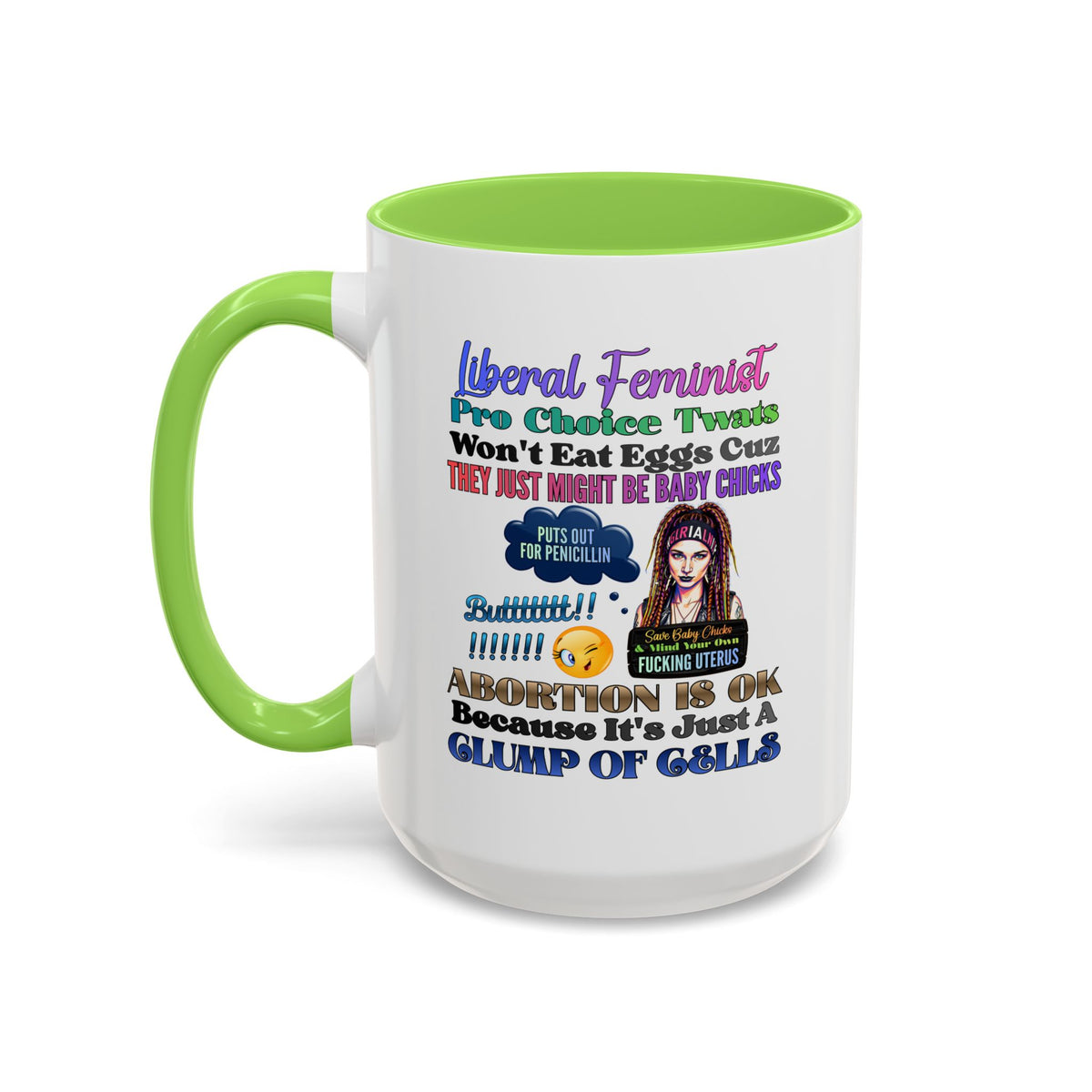 Liberal Feminist Pro-Choice Graphic Mug (11oz/15oz)