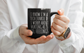 Tech Junkie Mug — "I Know I'm a Tech Junkie If I Worry About Hurting AI's Lil Feelings" (Black, 11oz/15oz)