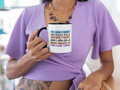 Accent Coffee Mug – "Badass Feminist" Bold Statement Coffee Mug (11/15oz)