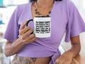 Pro-Life Feminist Coffee Mug — "I'm a Badass Feminist Who Believes That a Child Needs 2 Parents"