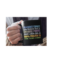 Badass Feminist Mug — "I’m a Badass Feminist Who Believes That a Child Needs 2 Parents" Black Coffee Mug (11oz, 15oz)