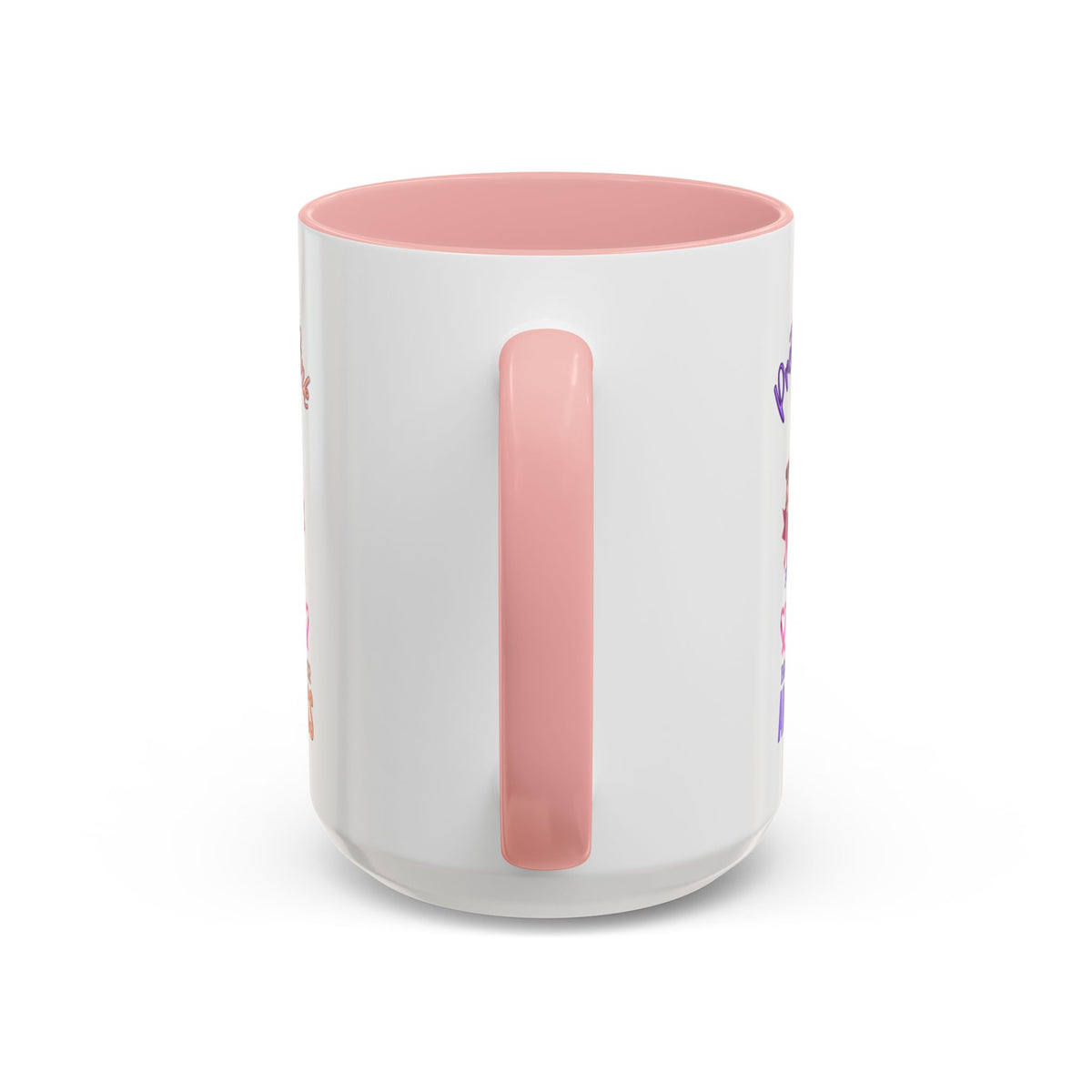 Breast Cancer Awareness Accent Coffee Mug — "Pretty in Pink" Supportive Gift, Pink Is For Girls, Breast Cancer Awareness Gifts, Gifts For Those Who Fight Breast Cancer, In The Pink, Gift For Friend With Breast Cancer,Coffee Mug For Mom