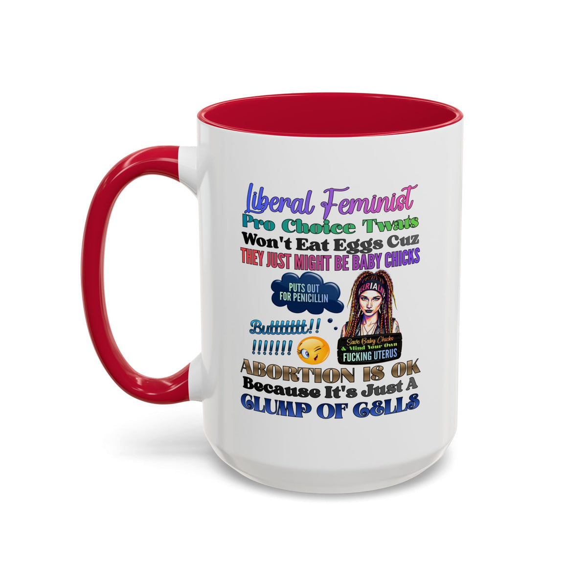 Liberal Feminist Pro-Choice Graphic Mug (11oz/15oz)