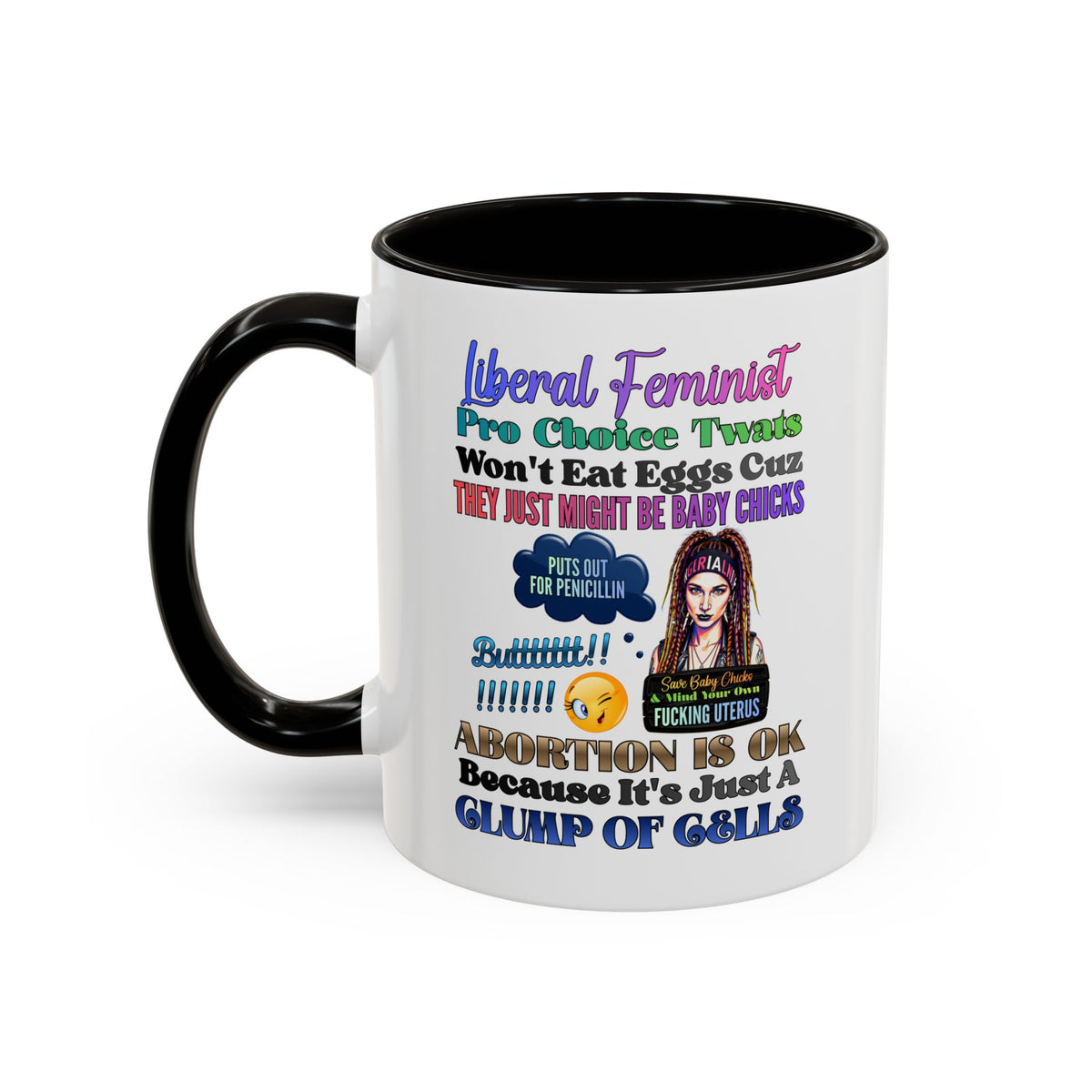 Liberal Feminist Pro-Choice Graphic Mug (11oz/15oz)