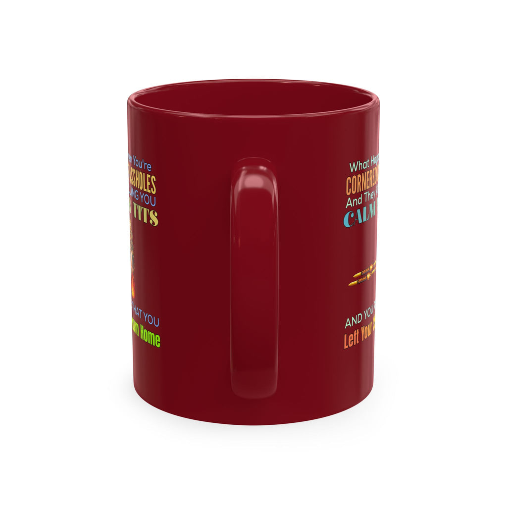 Ceramic Mug — Funny 'Protect Your 357 Magnum' Gun Lover Coffee Mug
