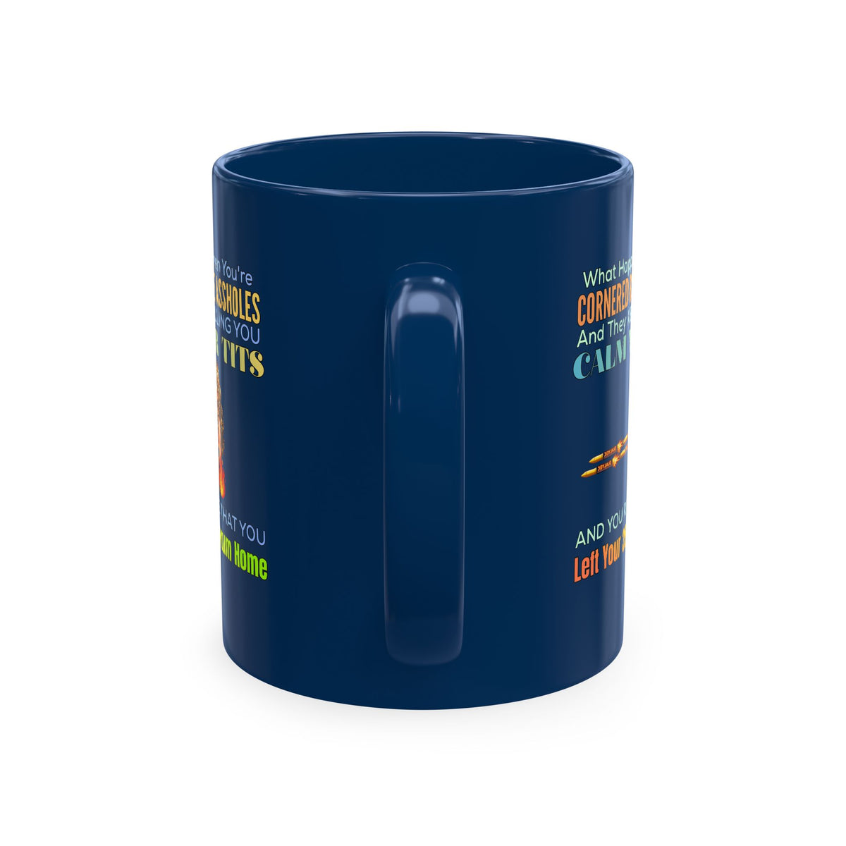 Ceramic Mug — Funny 'Protect Your 357 Magnum' Gun Lover Coffee Mug