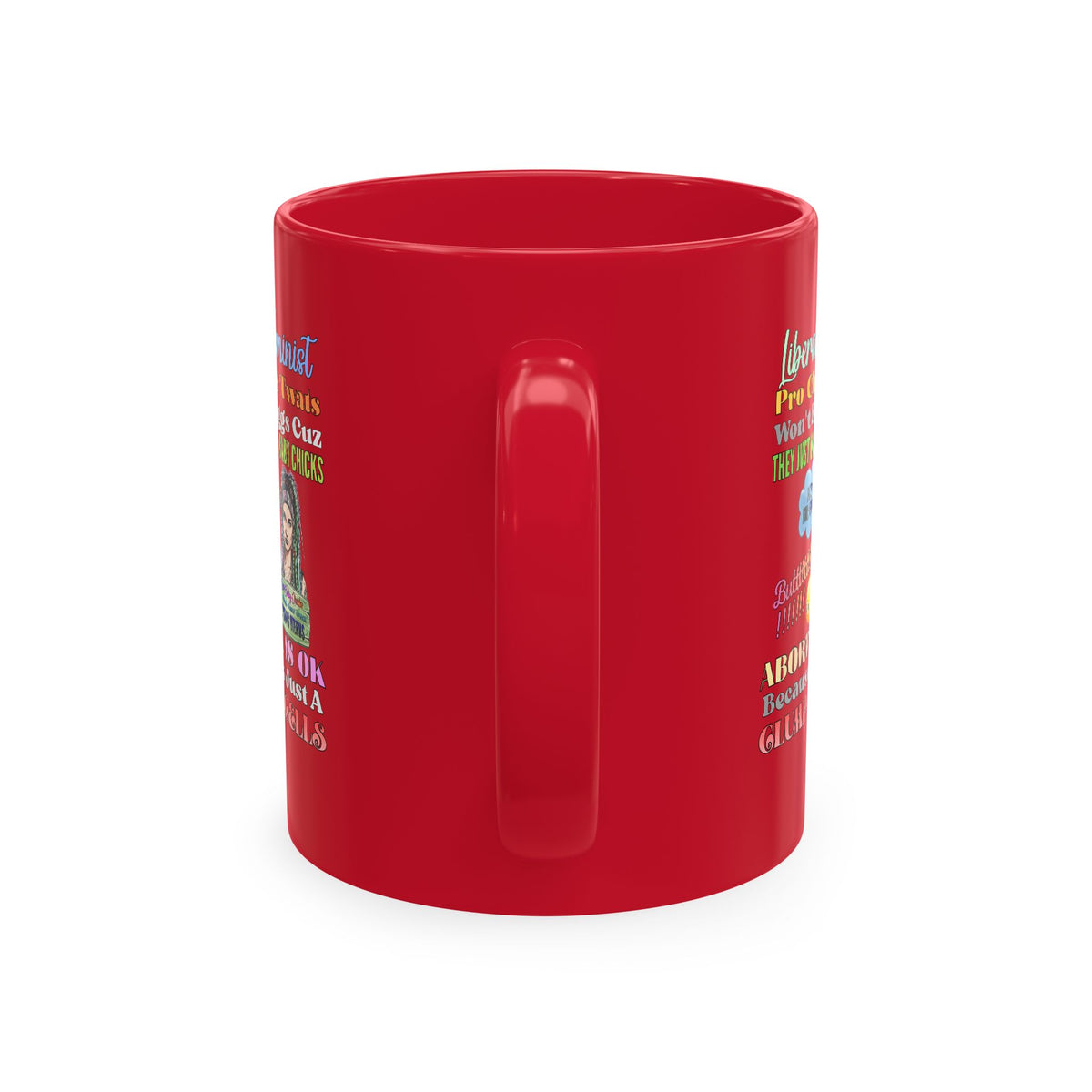 Pro-Choice Feminist Ceramic Mug — "Abortion Is OK" Statement Mug