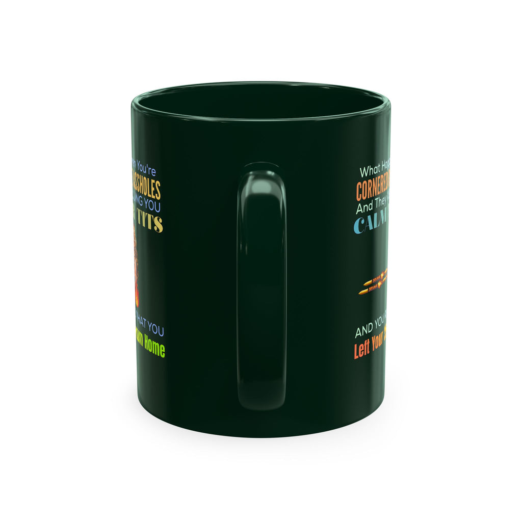 Ceramic Mug — Funny 'Protect Your 357 Magnum' Gun Lover Coffee Mug