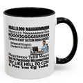 Try Like Hell To Con You Accent Coffee Mug, Pissed Off Customer Coffee Cup, Workplace Humor Gifts, Funny Scammer Mug,Funny Foreign Customer Service Rep,Scammer Victims,Funny Dialect Gifts