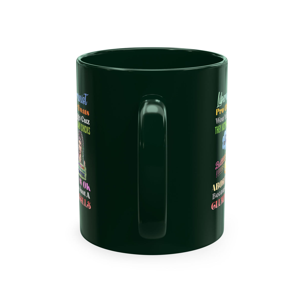 Pro-Choice Feminist Ceramic Mug — "Abortion Is OK" Statement Mug